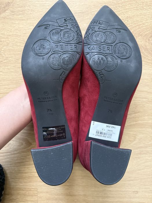 Замшевые туфли Peter Kaizer. Размер 41EU
