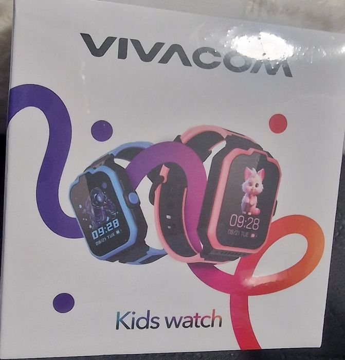 Нов детски часовник син цвят