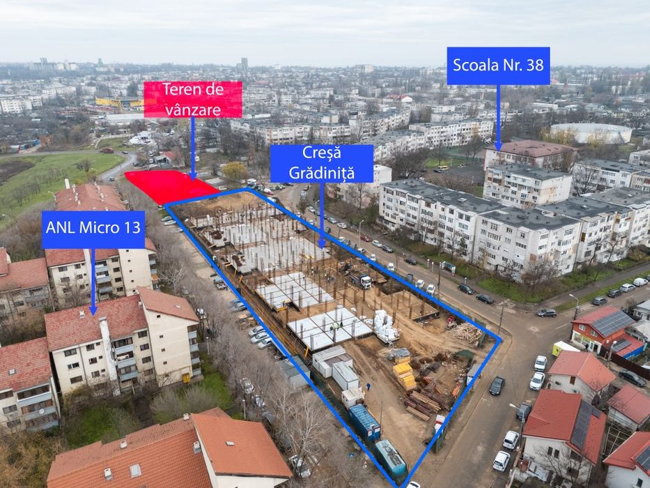 Teren intravilan de vanzare/Inchiriat Galati Micro 13