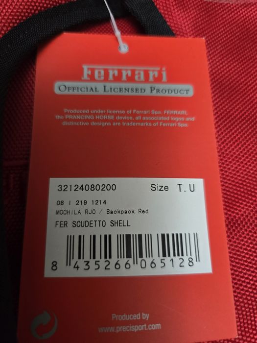 Продам рюкзак оригинал FERRARI