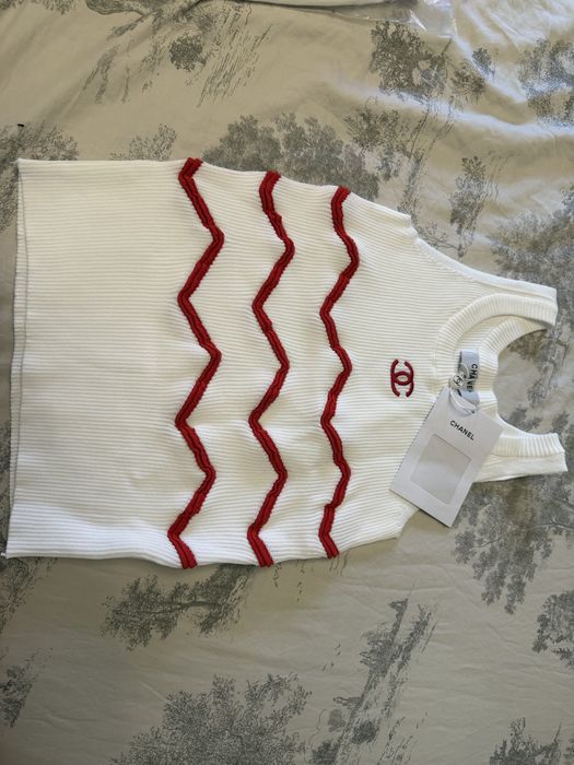 Потник Chanel бял