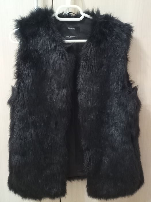 Vesta dama, Bershka, imitație blana