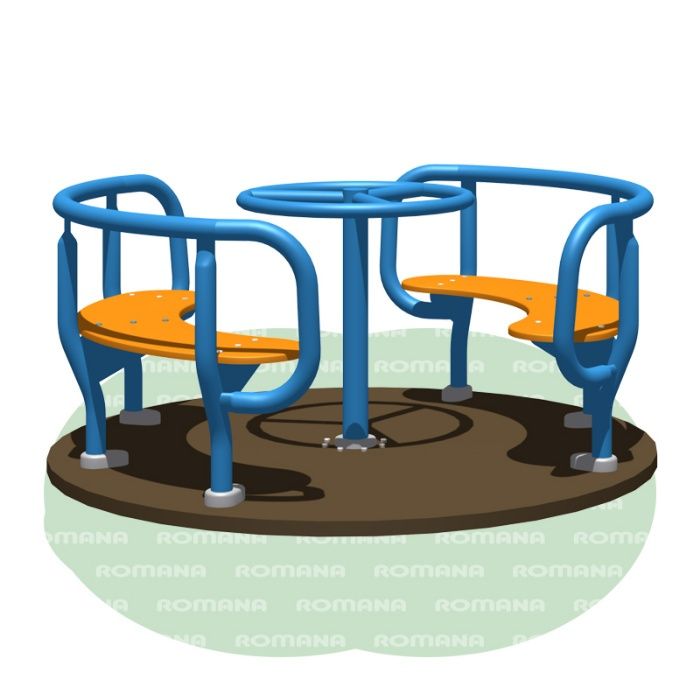 Карусель ROMANA Детские площадки Качели Горки Качалки Балансиры Лазы