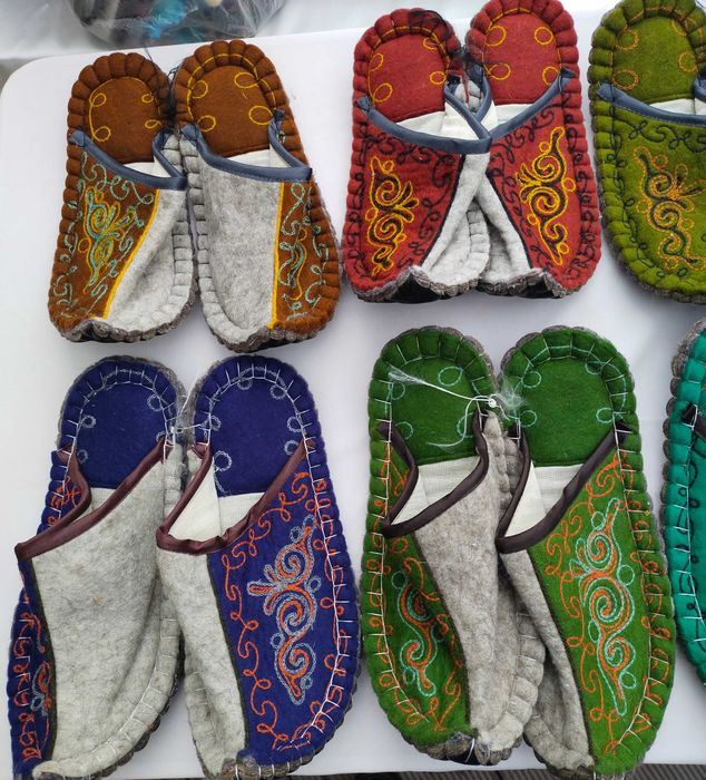 Тапочки из войлока