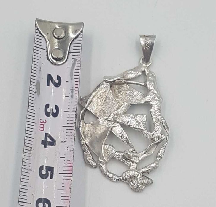 Superb pandantiv vintage manufacturat din argint