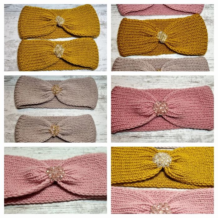 Дамска и детска плетена лента със стъклени кристали