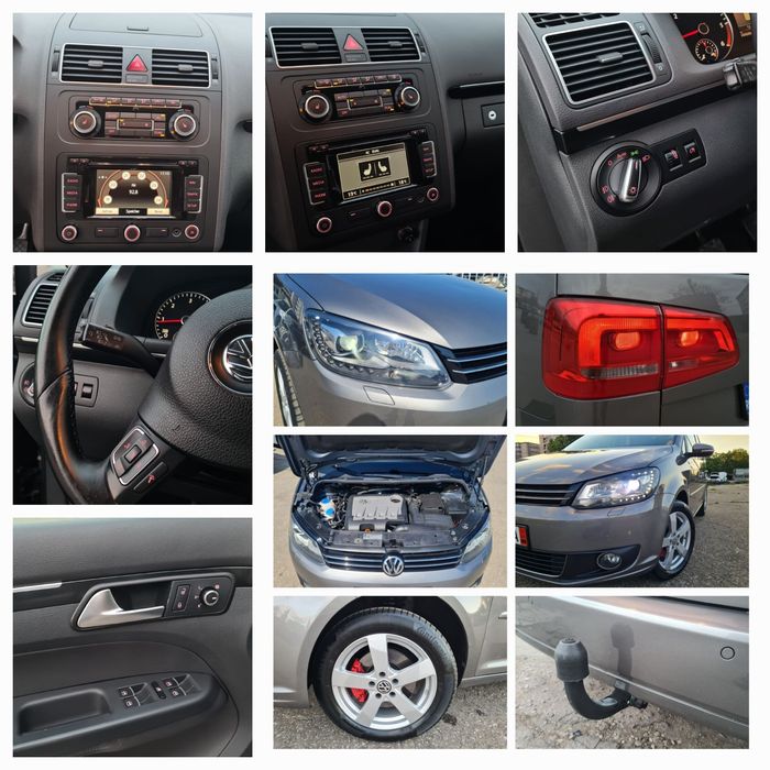 Vw Touran Highline ~ 2011 ~ 2.0 TDI-140 CP ~ Euro5 ~ Navi , Piele , Klimă , Jante17 , Webasto, etc