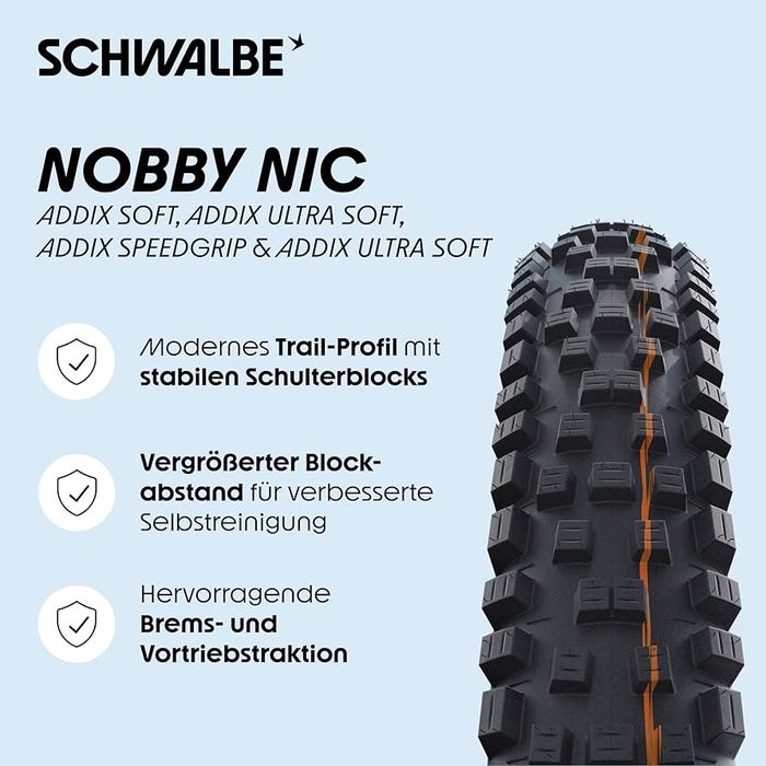 Anvelopă bicicletă Schwalbe Nobby NIC MTB