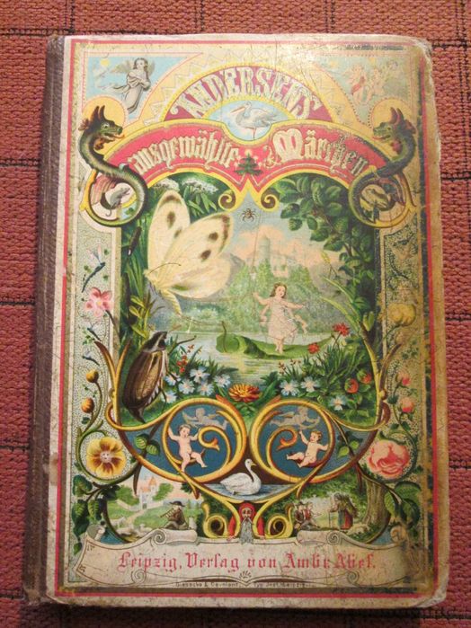 Carte veche pentru copii, 1851-1880: Basme, H.C. Andersen, lb. germana
