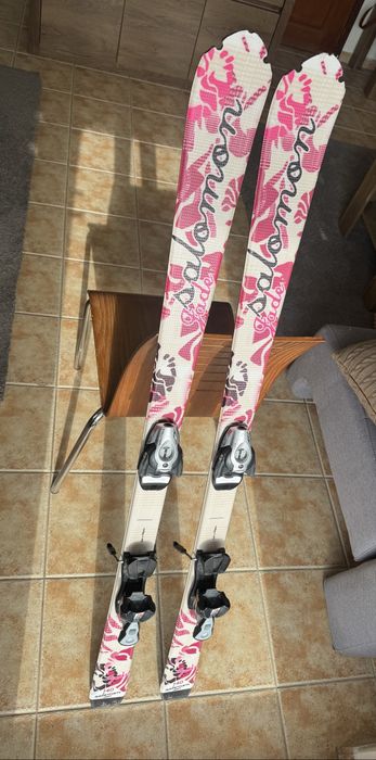 Ски 140 см, обувки 24 номер ( 37-38) ,  щеки за момиче,