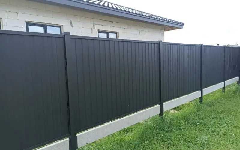 Заборы из профнастила с установкой от 3 дней