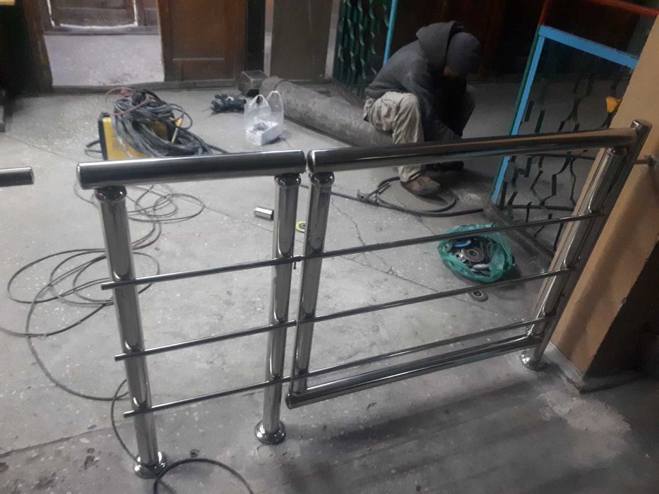 ПЕРИЛА Из нержавеющей стали, Пандусы,поручни .И.Т.Д - Сварочные работы ...