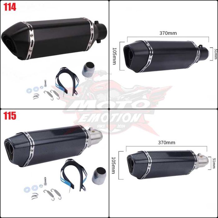 Гърне Ауспух за Мотоциклет Мотор