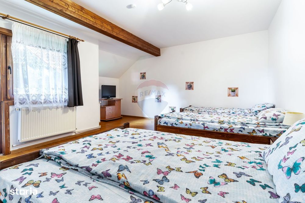 COM 0Cabana cu 7 camere de vânzare, 387 mp utili, 1300 mp teren!
