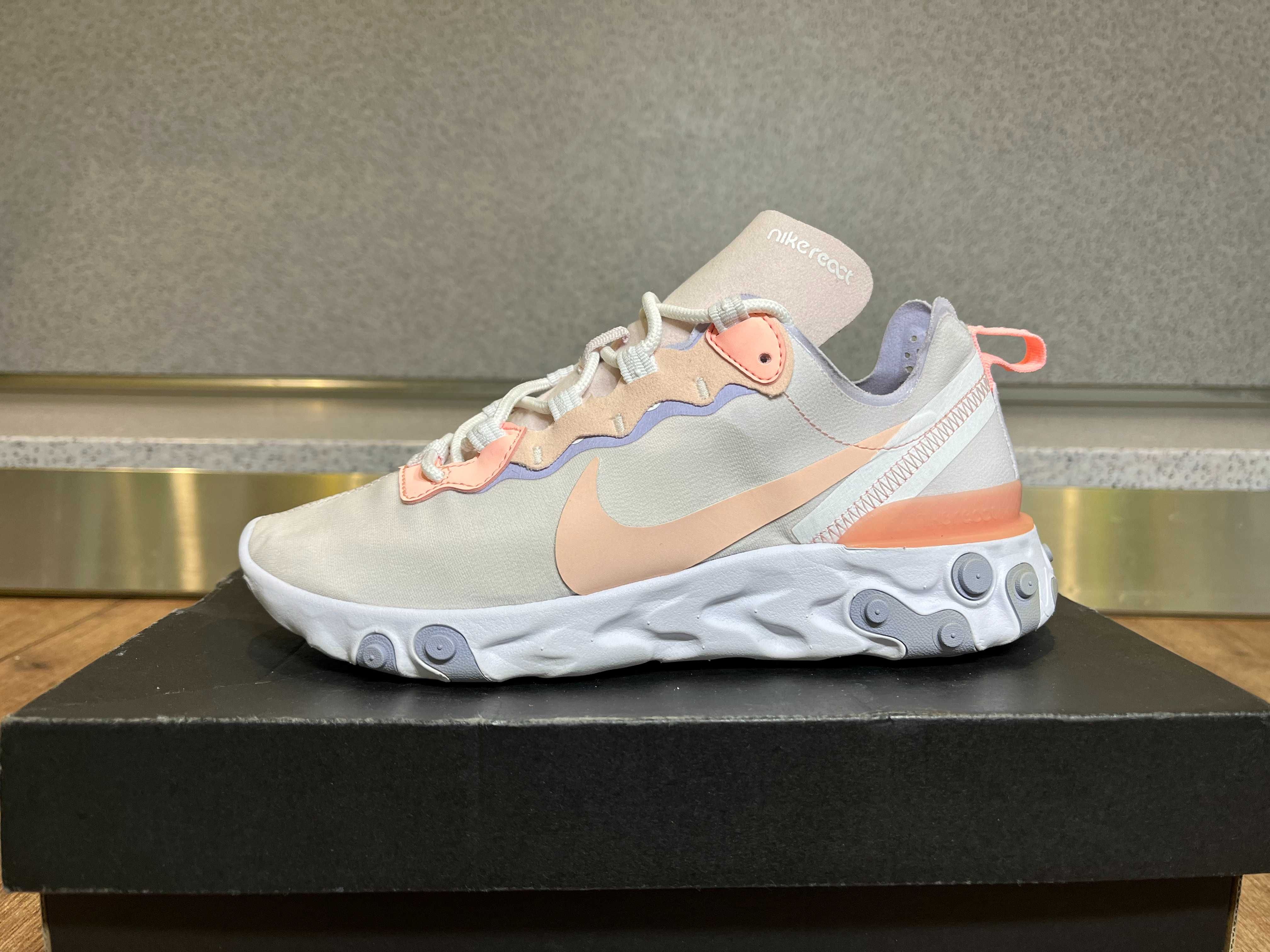 Nike React Element 55 Pale Pink Washed Coral OLX.bg