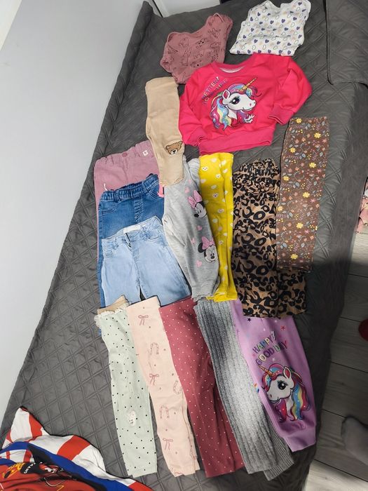 Lot mare iarna fetiță 1 an +, 80-86