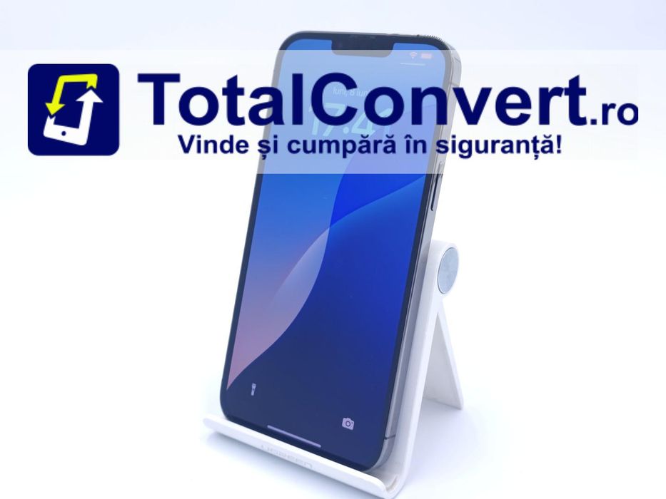 Apple iPhone 13 Pro Max 256GB Silver 6GB, Garantie 24 luni | #D93641
