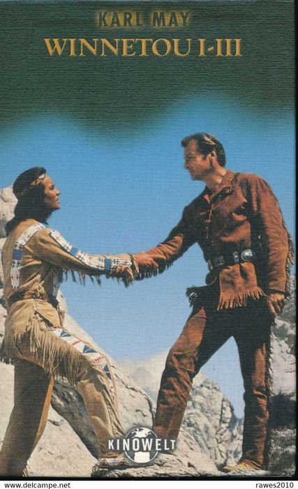 Pachet VHS,filmul Winnetou,vol.1-3.