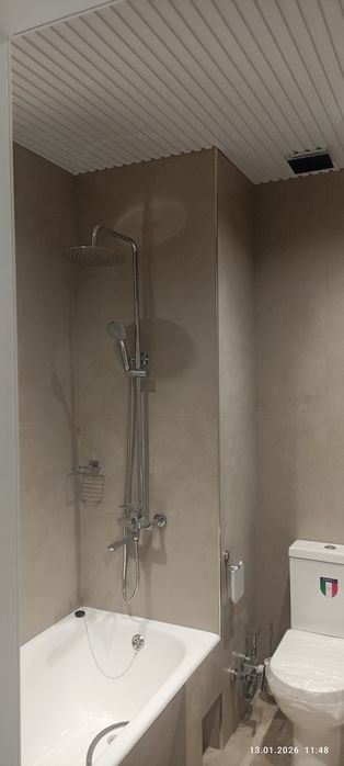 Перегородка для ванной комнаты раздвижной складной 5mm