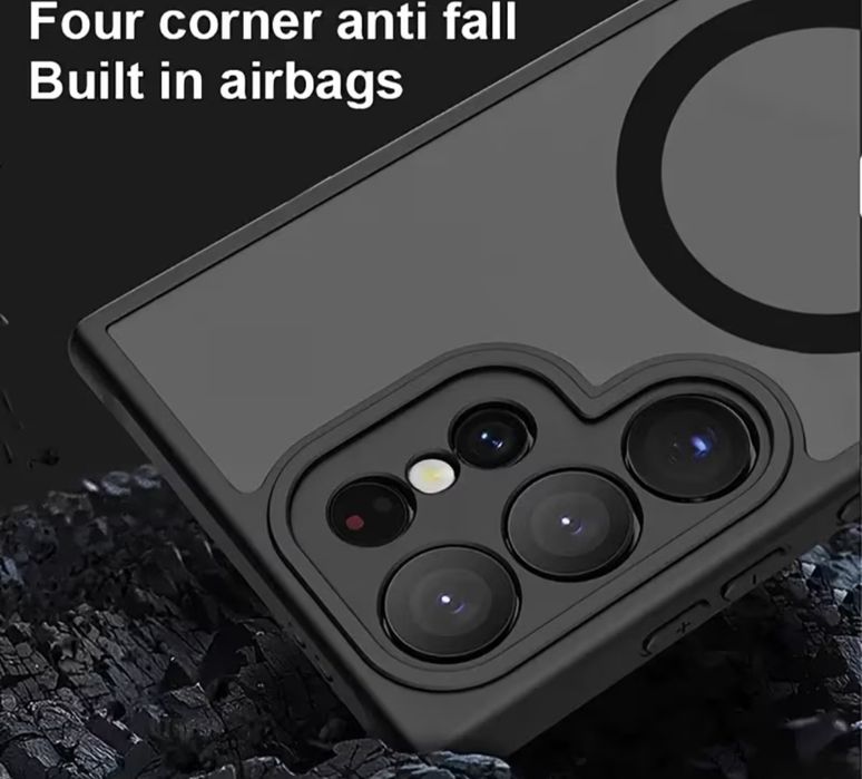 Samsung S26/S25/S24/S23/S22 кейс Shockproof magsafe ударо-устойчив мат