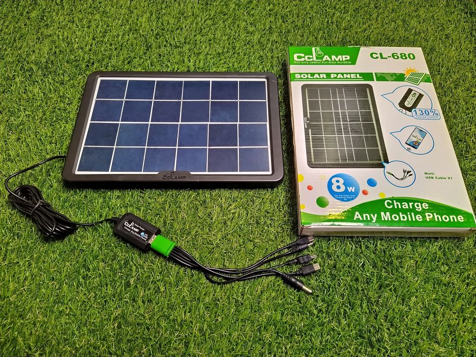 Incarcator Acumulator Cu Incarcare Solara Slot USB 8W Model CL-680