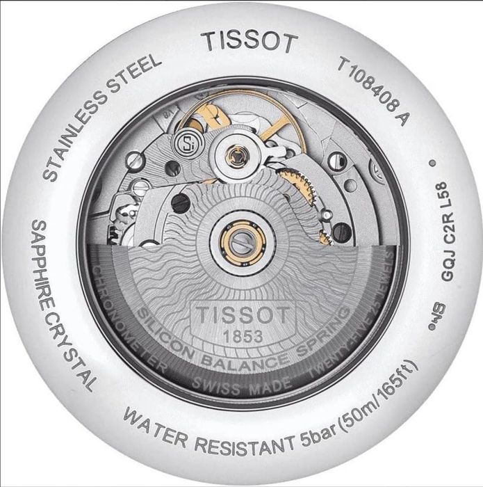 КАТО НОВ COSC TISSOT BALLADE powermatic 80 powermatic80 C07.811 silver