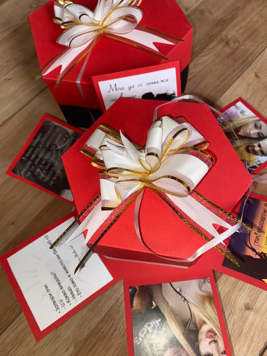 Кутия със снимки, прекрасен подарък за Свети Валентин и всеки повод