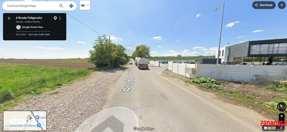 Teren intravilan 8.700 mp - deschidere 48 ml
