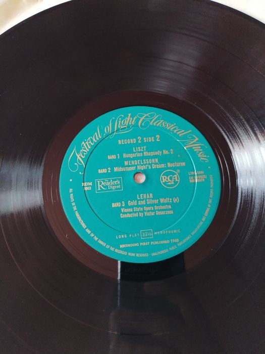 Lot 5Viniluri muzică clasică orchestra operă Viena,Roma,Londra.an 1960