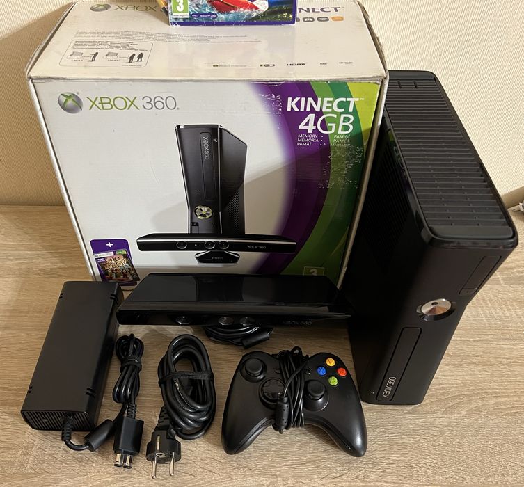 Xbox 360 SLIM + игры прошитый