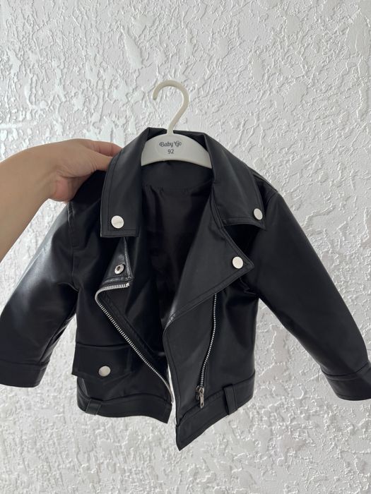 Косуха для девочки 2-3 года, кожанка на девочку