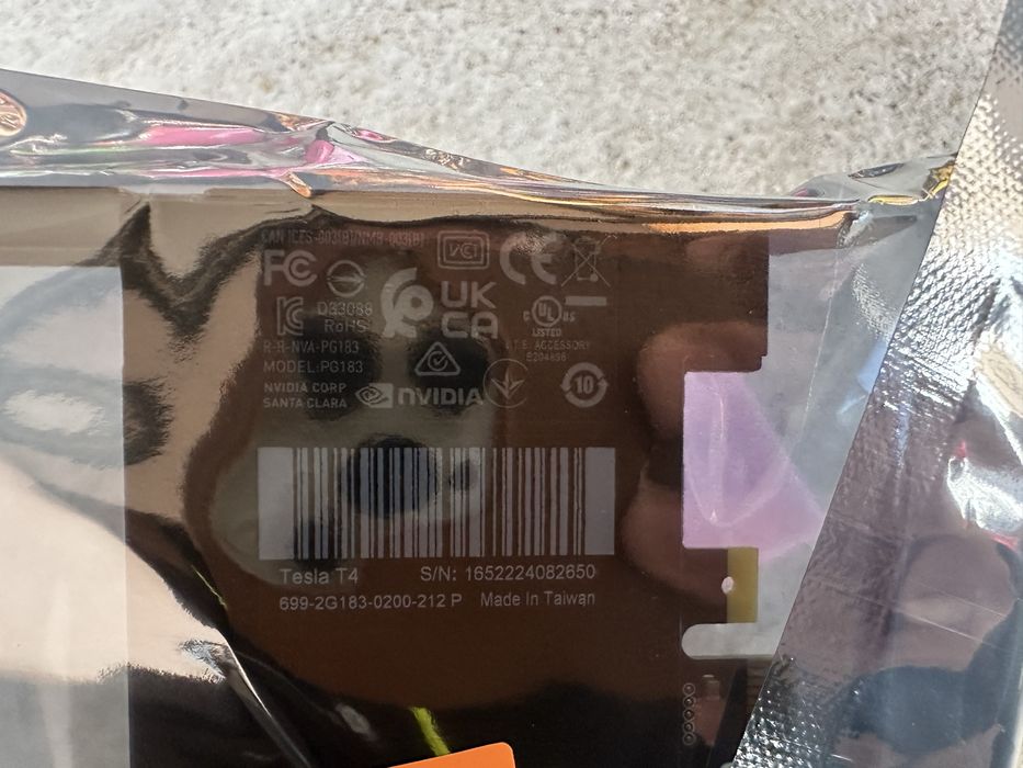 Placa video HPE Nvidia Tesla T4 16Gb P09571-001,  noua