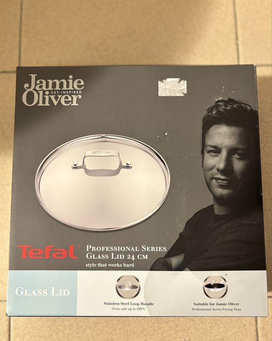 Чисто нов капак за тенджера/тиган Tefal Jamie Oliver 24 см