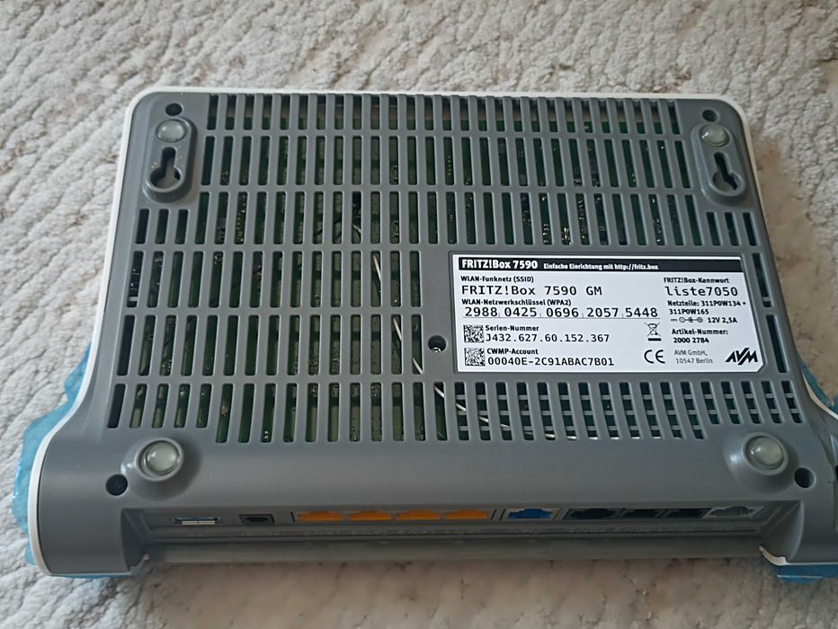 Router wifi 6 Fritz 7590