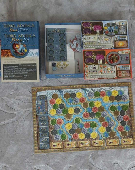 Настолна игра Terra Mystica + разширение Terra Mystica Fire & Ice