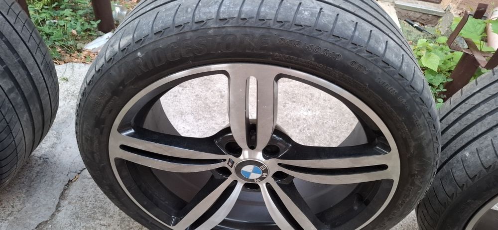 Jante BMW 19 in doua latimi M Style 167 8.5J+9.5J ET20 cu anvelope RunFlat 245/40 + 275/35