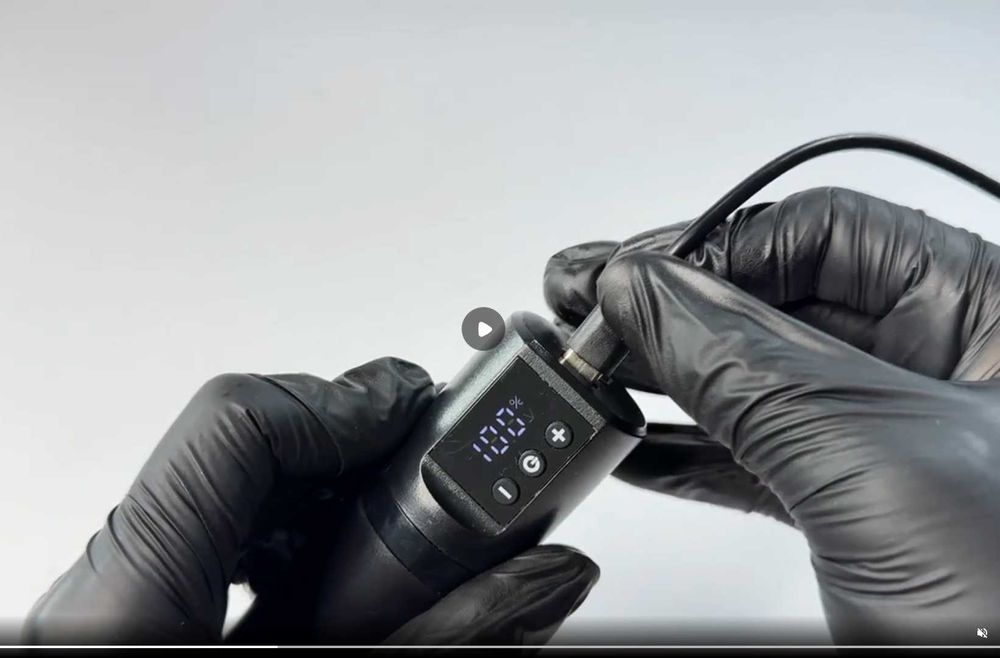 Kit cu aparat de tatuat Poseidon NOU+ Bonus, perfect pentru începători