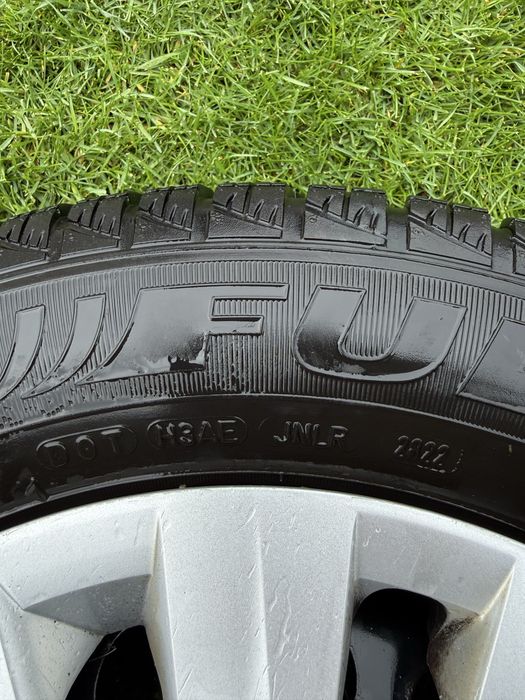 Set 4 cauciucuri de iarna+jante 195/65 r 15 FULDA