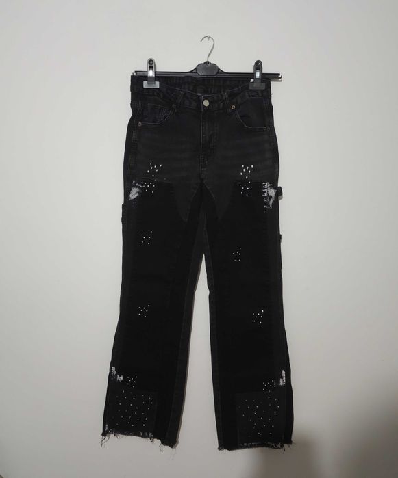 Flared denim дънки - размер S, чувстват се като S-M