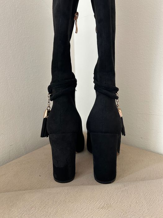 Ботуши от естествен велур - номер 37