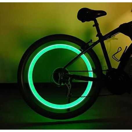 Capace valva cu LED pentru bicicleta, cu senzor de  miscare