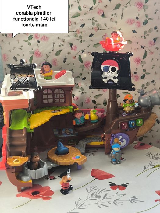 VTech- Corabia Piratilor, cu funcții, foarte mare