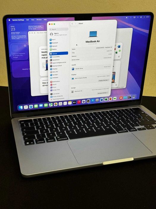 Macbook AIR 2025 / M4 16 GB RAM SSD 256 GB / Factura / Garantie #51711