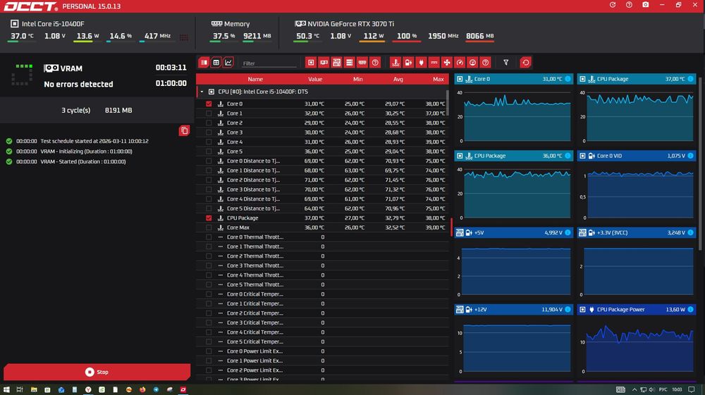 Видеокарта RTX 3070 ti