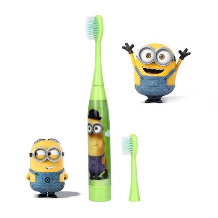 Детска електрическа четка за зъби с анимационни герои + 2-ри накрайник