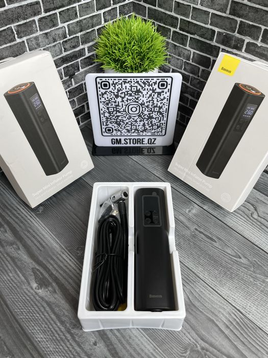 Автомобильный компрессор Baseus Super Mini Inflator Pump