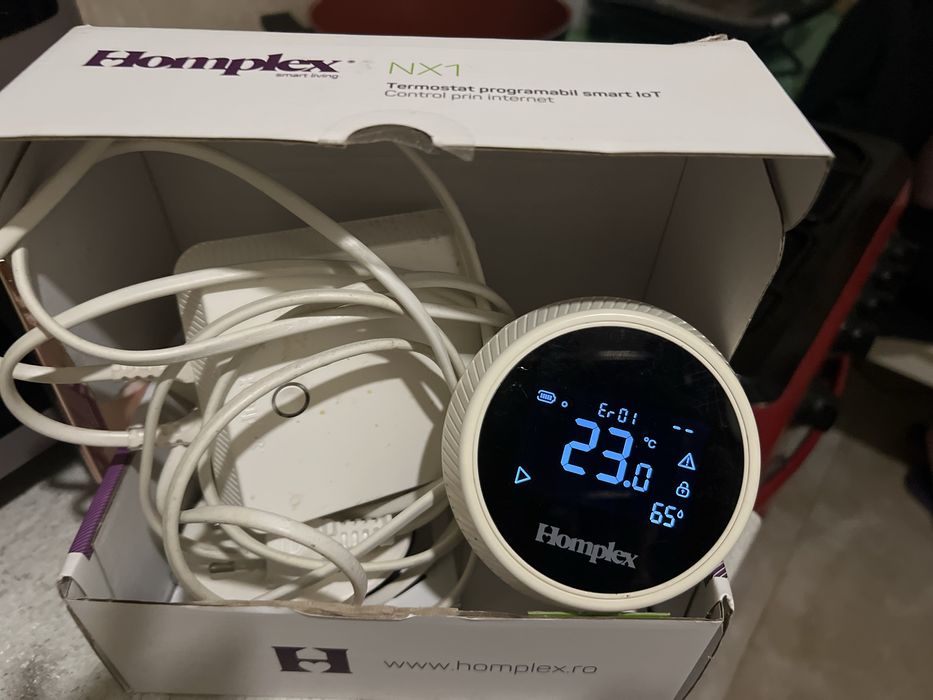 termostat programabil smart loT Control prin internet HOMEPLEX