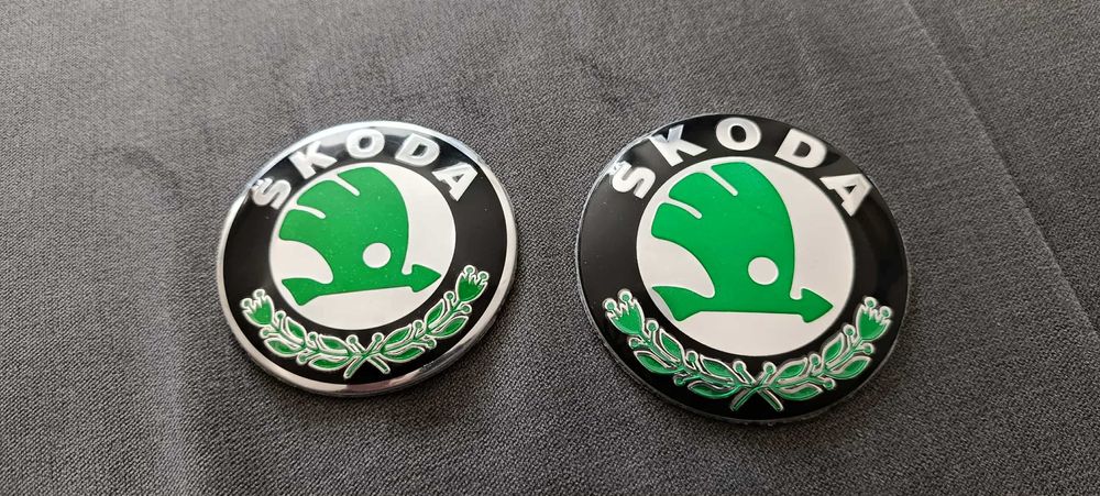емблема капачки за джанти Шкода 79 89 мм emblema Skoda Octavia