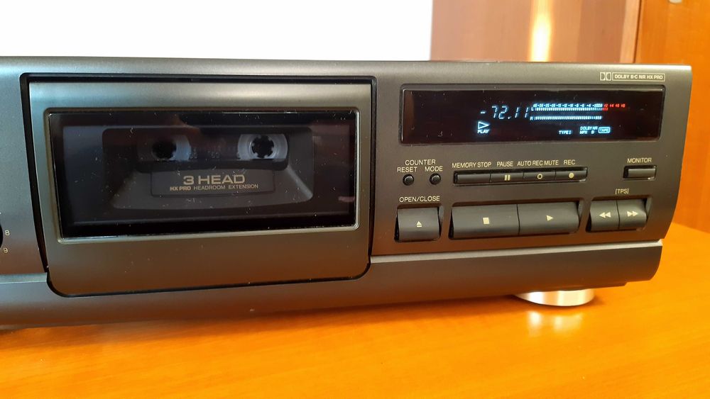 Deck Technics RS BX601 cu 3 capete + casete audio BASF CHROME BONUS