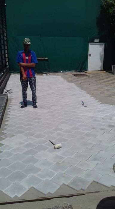 Pavaje Pavele Dale beton - Model placi 45x45 cu 20x20